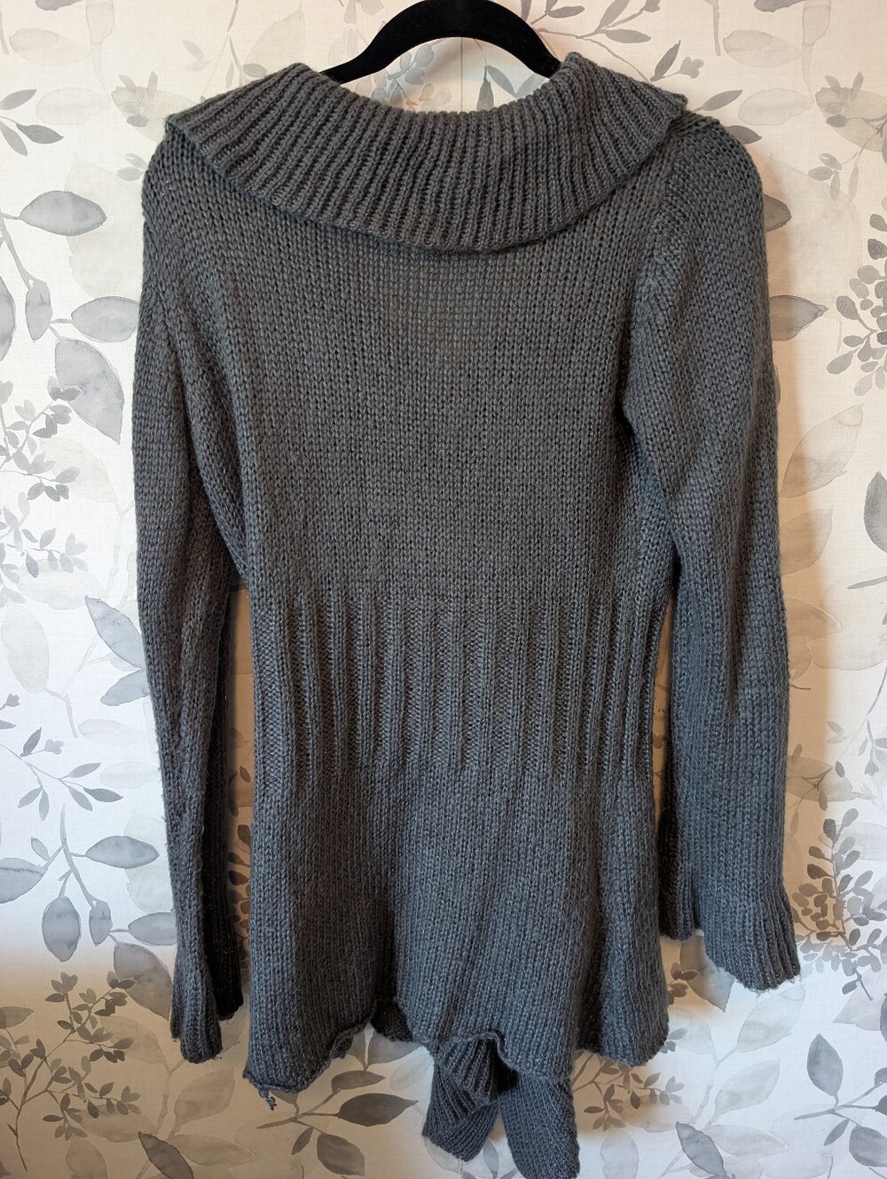 Cottagecore Ruffle-Front Cardigan Sweater - Picture 3 of 6